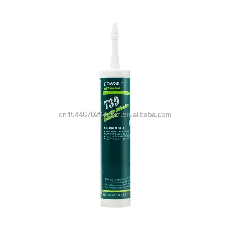 Dowsil 739 300ml White single component silicon sealant for refrigeration air conditioning instruments steam cleaning machines