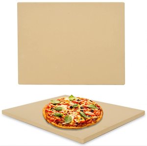 Pierre à pizza rectangulaire jetable de haute qualité 380*300*15mm pierre de cuisson en <span class=keywords><strong>cordiérite</strong></span> quantité de stock - Product Image 3