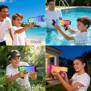Nueva Pistola de Agua Eléctrica con Luz y Sonido Dinámicos y Coloridos, Disparo Automático de Alta Presión, Juguete de Batalla de Agua de Verano para Niños - Product Image 6