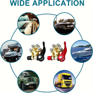 4 Way <strong>Battery</strong> <strong>Terminal</strong> Heavy Duty Disconnect Pos <strong>Terminal</strong> <strong>Battery</strong> Copper Positive Negative Car <strong>Battery</strong> <strong>Terminal</strong> Connector - Product Image 5