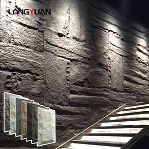 Revestimiento de chapa de <span class=keywords><strong>piedra</strong></span> de roca Natural de imitación Artificial Multicolor Panel y tablero de pared de <span class=keywords><strong>piedra</strong></span> de cultura sintética de poliuretano/PU - Product Image 2