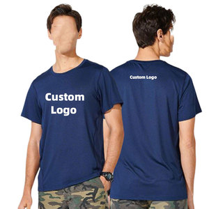 Camiseta Deportiva de Poliéster 100% Lisa con Estampado Personalizado al por Mayor, para Gimnasio, Running, Secado Rápido, para Hombre - Product Image 1