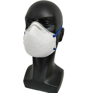 หน้ากากกันฝุ่นแบบใช้แล้วทิ้ง <span class=keywords><strong>FFP1</strong></span> <span class=keywords><strong>FFP2</strong></span> ที่ได้รับการรับรองมาตรฐาน CE พร้อมแผ่นป้องกันใบหน้าและหน้ากากแบบขึ้นรูปด้วยผ้า - Product Image 4