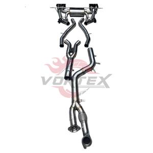 Sistema de Escape Catback Vortex SS304 de Longitud Igual para BMW G87 M2 S58 2023-2025, Silenciador de Alto Rendimiento Valvetronic con Puntas Cuádruples de Carbono - Product Image 5