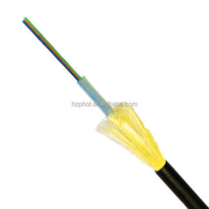 Câble à fibre optique monomode 1-12 conducteurs câble à fibre optique en fil d'aramide GYFXTY pour réseau blindé extérieur - Product Image 1