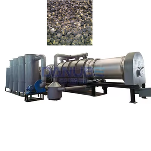 Drum Type Wood Coal Rotary Pyrolysis Kiln Hot air Continuous Carbonization Stove Furnace - Product Image 1