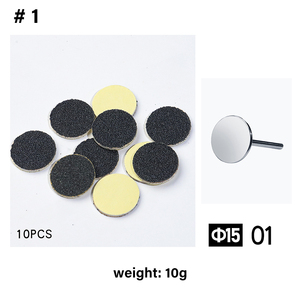 Juego de tabletas de pulido de manicura de Venta caliente, <span class=keywords><strong>lijadora</strong></span> eléctrica para eliminar la piel muerta, tabletas de fregado, pedicura, callos, papel de gasa - Product Image 3