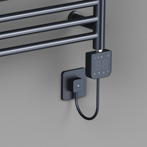 AVONFLOW Salle de bain Chauffage électrique Noir Blanc Anthracite Couleur <span class=keywords><strong>Serviette</strong></span> Radiateurs Chauffe-serviettes Porte-serviettes Design Radiateur - Product Image 4