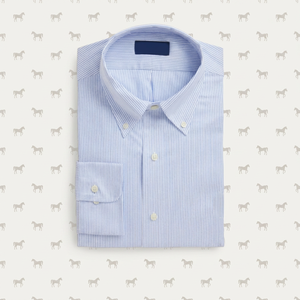 Chemise à manches longues pour homme, Ralph Lauren, style vintage, décontractée, sportive, respirante, coupe ajustée, luxe. - Product Image 1