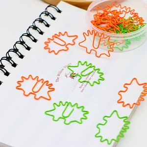 Clips de Papel con Forma de Erizo en Existencia, Metálicos Naranja y Verde de 30-35 mm para Oficina/Escuela/Hogar/Regalo - Product Image 6