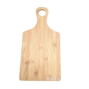 Ensemble de 6 planches à découper en bambou Jiangbo Handicrafts, planches à découper en bois pour servir gâteaux et fruits, design à double poignée. - Product Image 5