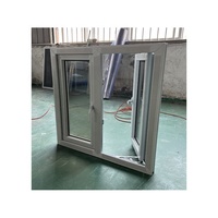 Ventana Abatible de PVC Rentable - Tamaño/Color Personalizado, Anticorrosión para Hogar/Oficina