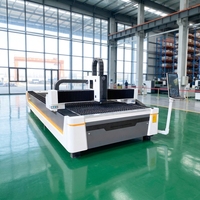 Découpeuse laser à fibre CNC Gauss 3015 6000W avec moteur servo et refroidissement par eau pour tôles métalliques