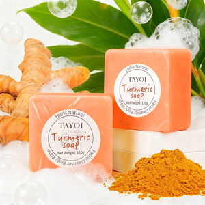 Organik doğal cilt bakımı bal kojik asit sabun beyazlatma karanlık nokta sökücü anti-akne zerdeçal sabun - Product Image 2