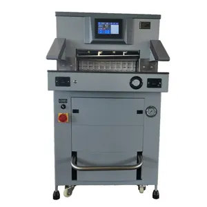 Bon marché Chine Bureau Cahier Abrasif Transfert Kraft Emballage Boîte Lettres Feuille Papier Double Guide Automatique Machine De Découpe De Papier - Product Image 1