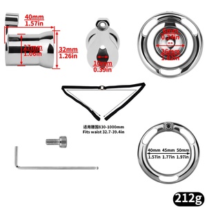 FRRK Metal Negative Chastity Cage With <b>Elastic</b> Waist <b>Belt</b> Urethral Inverted Design 2026 New BDSM Adult Sex Toy for Male Sissy - Product Image 6