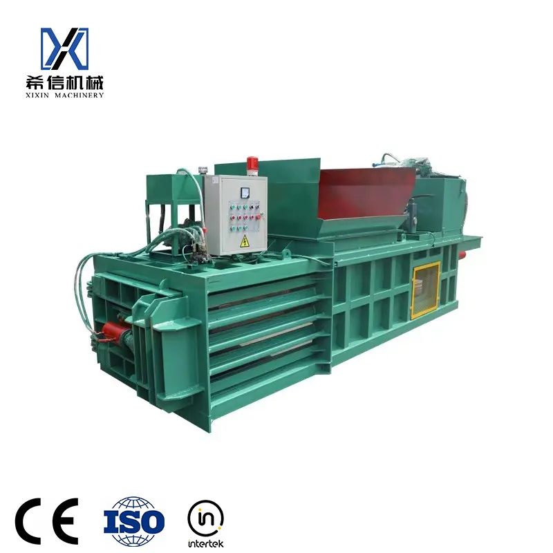 2022 Horizontal Semi-Automatic Hydraulic Press Baling Machine made in china