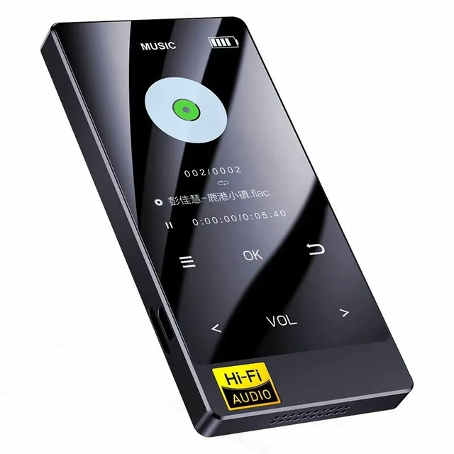 Hifi MP3 Muisic Player With BT 5.0 Built-in Speaker WakmSupport TF Card Radio Video Recording E-book Mp4 Music Player
