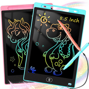 Tablette d'écriture LCD Yuglow, lot de 2, 8,5/10 pouces, ensemble combiné, tableau de <span class=keywords><strong>dessin</strong></span> pour enfants, gribouillage, esquisse, jouet éducatif - Product Image 2