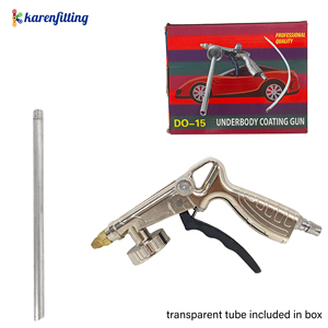 Tuyau spiralé en PU de 5 mètres, kit de pistolet de pulvérisation pneumatique industriel pour dépoussiérage avec raccords assortis, modèle Pqh-031, fabriqué dans le Zhejiang - Product Image 1
