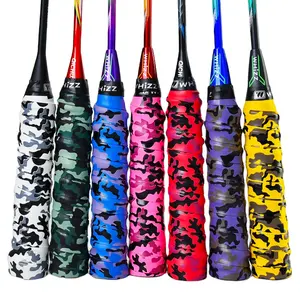 2023 popular different colors Anti-slip Sweat proof PU material badminton racket grip