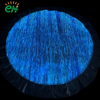 Nappe en fibre optique personnalisée avec interface USB, contrôle par télécommande/application, éclairage en fibre optique pour événements, expositions, festivals, décoration