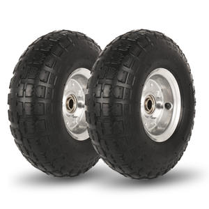 <span class=keywords><strong>10</strong></span> "Pneumatischer Gummireifen mit 5/8" Achs bohrung und 2,2 "Versatz nabe 4.<span class=keywords><strong>10</strong></span>/3.50-4" Schubkarre Hand Truck Wheel - Product Image 2