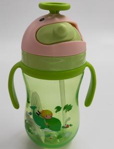 Tasse créative pour enfants, 1 pièce, style, couverture créative avec poignée, paille, gobelet d'apprentissage, tasse à boire, sans BPA, cadeau <span class=keywords><strong>gratuit</strong></span>, nouveau - Product Image 4