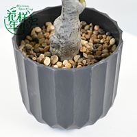 Plante artificielle hautement réaliste Camélia Arbre à thé en pot, 24 têtes, 90 cm, pour la décoration artistique des halls d'hôtels commerciaux et des jardins de centres commerciaux