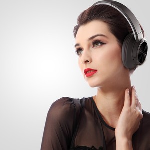 Audífonos Inalámbricos Plegables Ligeros <span class=keywords><strong>B20</strong></span> 5.0, Auriculares Estéreo Supraaurales para Juegos, DJ, Deportes y Viajes con 15 Horas de Reproducción - Product Image 2