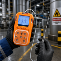 Détecteur de gaz unique portable HIREP, moniteur de fuite pour espaces confinés, sécurité industrielle, IP66, ATEX, anti-explosion, LEL