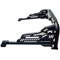 Barre de protection universelle en acier au carbone CZX pour camionnettes (Toyota Tacoma/Hilux Ford Ranger/F150) - Noir anti-rouille