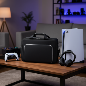 Bolsa de Transporte para PlayStation 5 Slim, Estuche de Viaje Impermeable de Nailon para Consola de Videojuegos PS5 - Product Image 2