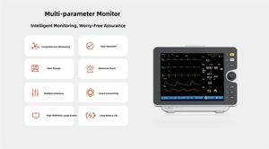 Sistema de Monitoreo Central Opcional ICU Medical, Monitor Multiparamétrico para Pacientes con Pantalla de 12.1 Pulgadas - Product Image 3