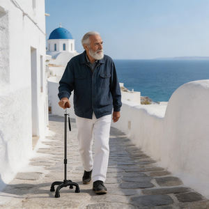 Bastón Plegable <span class=keywords><strong>de</strong></span> Fibra <span class=keywords><strong>de</strong></span> Carbono Ligero JINDA, Ajustable en 10 Niveles, Incluye 3 Puntas Antideslizantes <span class=keywords><strong>de</strong></span> Repuesto, Soporte para <span class=keywords><strong>Personas</strong></span> <span class=keywords><strong>Mayores</strong></span> - Product Image 5