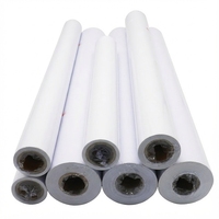 Rollo de Papel Offset para Plotter CAD, 70g 80g 90g, Peso Común, 24 Pulgadas 36 Pulgadas, Se Puede Personalizar