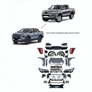 ชุดแต่งรอบคันสำหรับ Toyota Hilux Revo Rocco ปี 2016+ อัพเกรดเป็น Hilux Travo ปี 2026 ดีไซน์ใหม่ กันชน ไฟ ชุดแต่ง - Product Image 2
