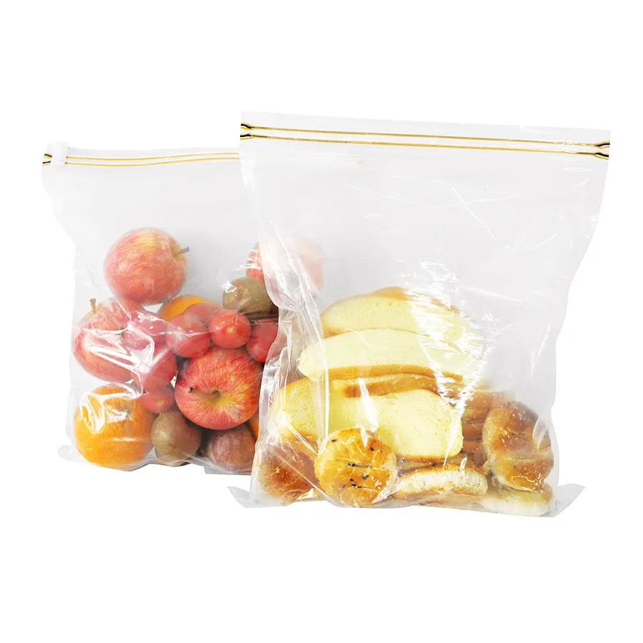 Spot and customized transparent nylon PE plastic food storage packaging room vacuum sealed food bag