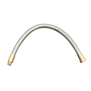 brass copper gooseneck arm/ flexible gooseneck tubing/swanneck tube for desk lamp