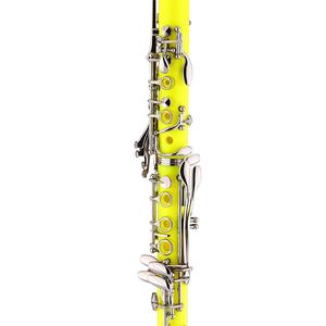 Seasound fábrica OEM amarillo JYCL301YW barato 17 teclas ABS resina plástico <span class=keywords><strong>clarinete</strong></span> - Product Image 4
