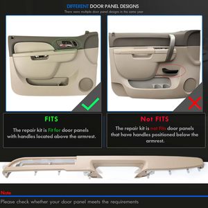 Front Driver <b>Side</b> Grab Handle Repair Kit For Chevrolet 80994 ABS Material With Hardware Included - Product Image 2