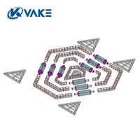 Structure de levage modulaire en treillis d'aluminium Vake pour boîte de nuit en Malaisie, capacité de charge de 1000 kg, contrôle DMX, certification CE TUV