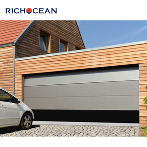Portes de garage en acier coloré RICHOCEAN, fabrication sur mesure, prix bas, entrée de voitures, portes sectionnelles coulissantes - Product Image 4
