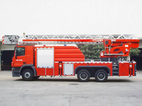 Camion de lutte contre l'incendie PM180F1 8x4 avec réservoir d'eau de 18750L, pompe de 150L/s, portée de 95m, diesel Euro3 pour la lutte contre l'incendie et les secours industriels