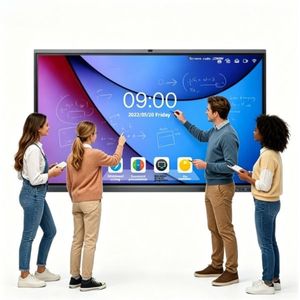 Écran interactif 75/85 pouces 4K, luminosité 350 cd/m², écran tactile infrarouge pour l'éducation et les réunions d'affaires, système d'exploitation Android <span class=keywords><strong>Windows</strong></span> - Product Image 3