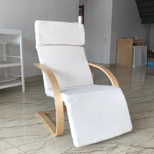 Home Use Modern Relaxing Single Seater Living Room Furniture Rocking Chair leisure chair with ottoman