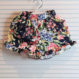 New Product Cotton Frock Fancy Two-piece Sleeveless <b>Tops</b> and Printed Shorts Suit Design for Girl - Product Image 4