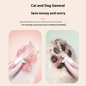 Elektrische Stille Pet Claw Grinder Led Light & Low Noise-Stalen Mes Abs Handvat Pro Voet Scheerapparaat Voor Hond/Kat, Verzorgingsset - Product Image 3