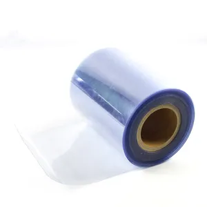 中国工厂高透明度0.2毫米0.5毫米超透明硬质光泽聚氯乙烯塑料卷材印刷包装