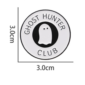 Venta al por mayor <span class=keywords><strong>de</strong></span> alfileres esmaltados <span class=keywords><strong>de</strong></span> Ghost Hunter Club únicos, insignias <span class=keywords><strong>de</strong></span> solapa <span class=keywords><strong>de</strong></span> Metal pintado para sombreros, ropa, joyería, gran regalo para amigos - Product Image 4